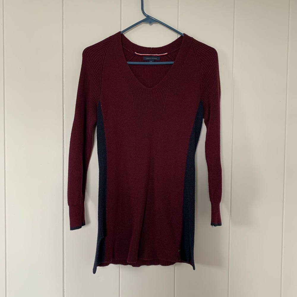 Tommy Hilfiger Vneck Sweater Dress